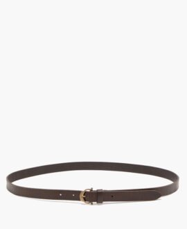 Giglio creased-leather belt